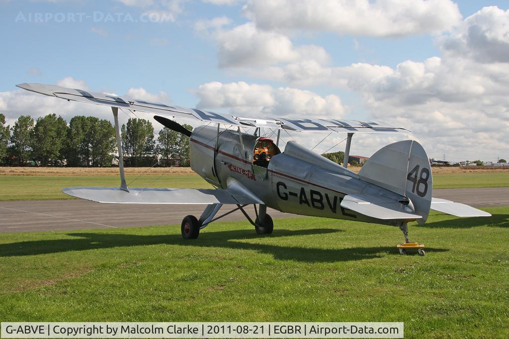 G-ABVE, 1932 Arrow Active 2 C/N 2, Arrow Active 2 at The Real Aeroplane Company's Summer Fly-In, Breighton Airfield, August 2011