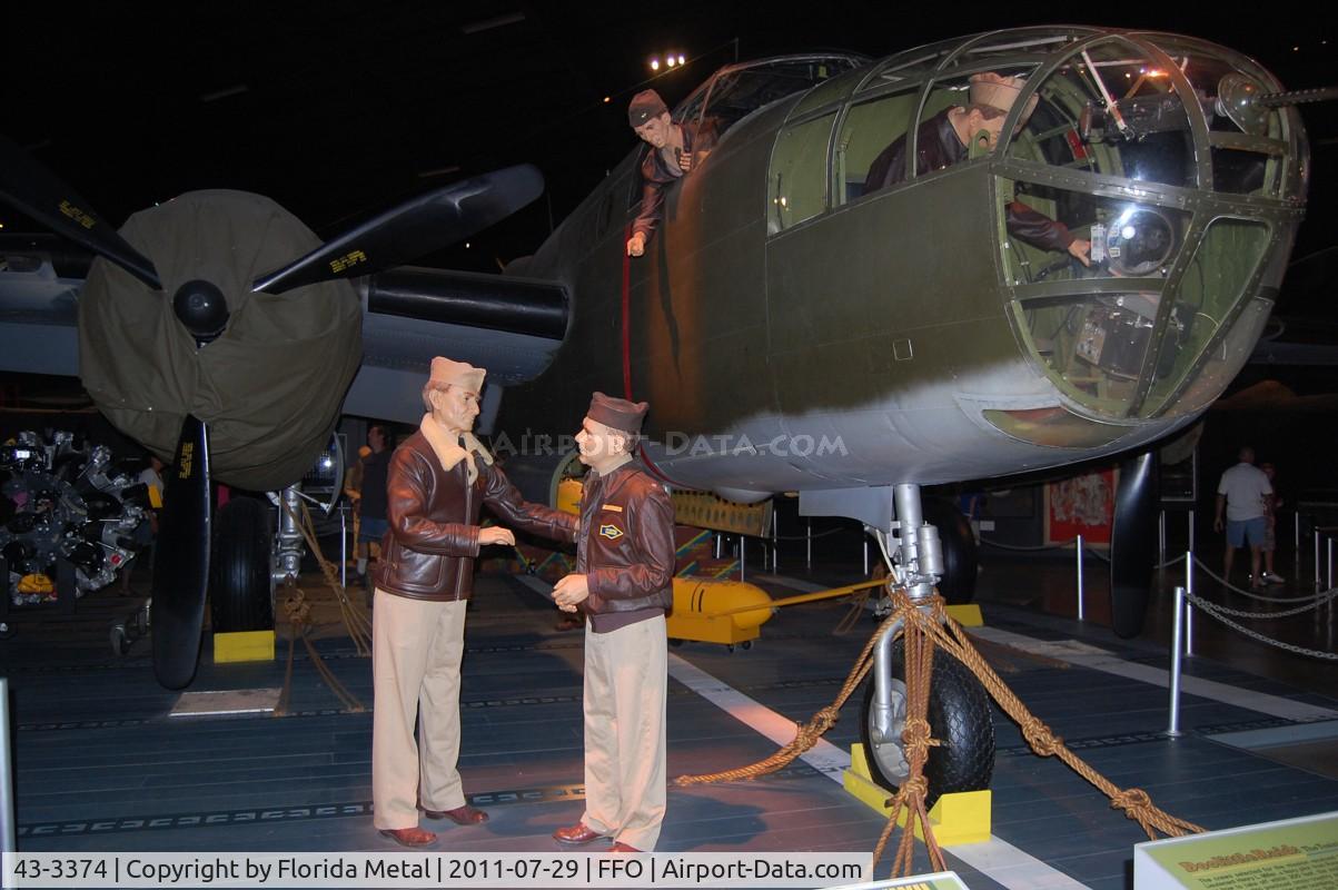 43-3374, 1943 North American B-25D Mitchell C/N 100-20700, B-25 Mitchell painted up like one of Doolittle's Raiders (which were B models)