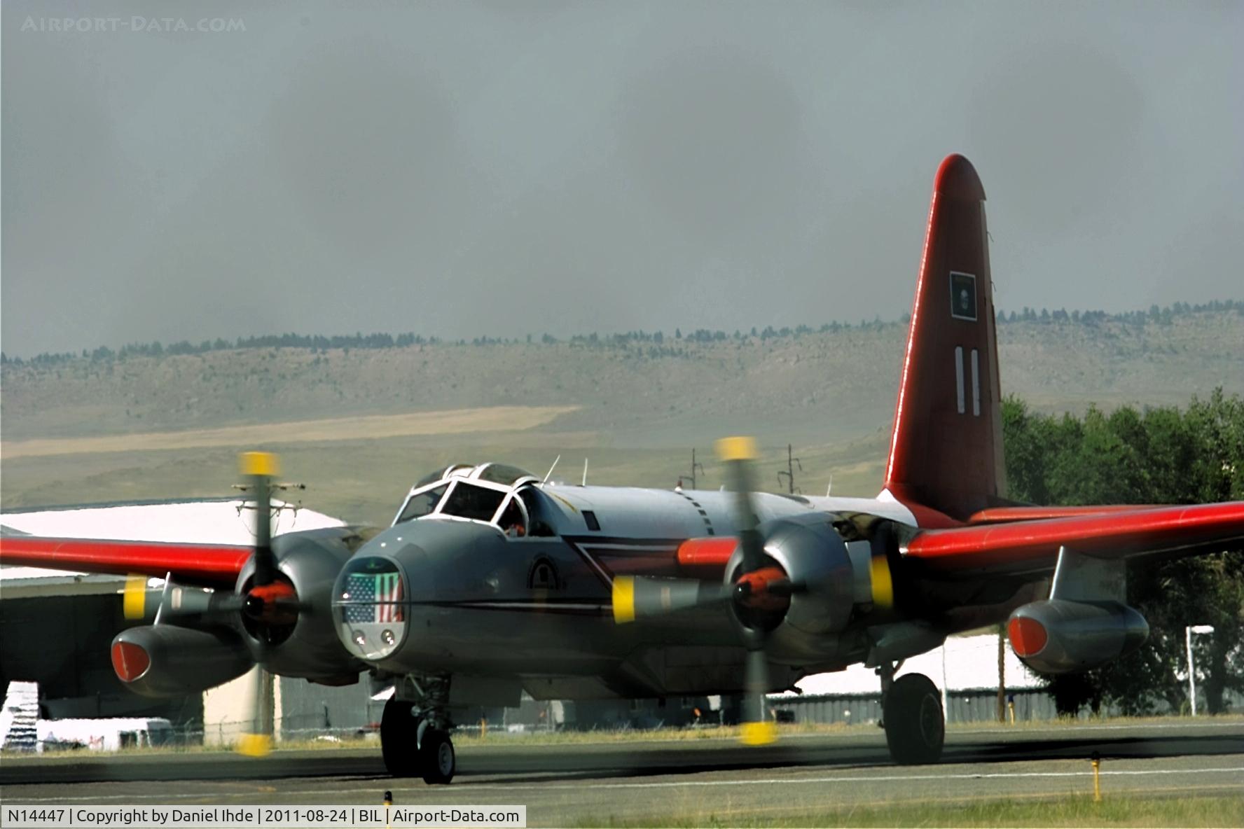N14447, 1955 Lockheed P2V-7 Neptune C/N 8010, Neptune Air fighting fires near Lame Deer Montana