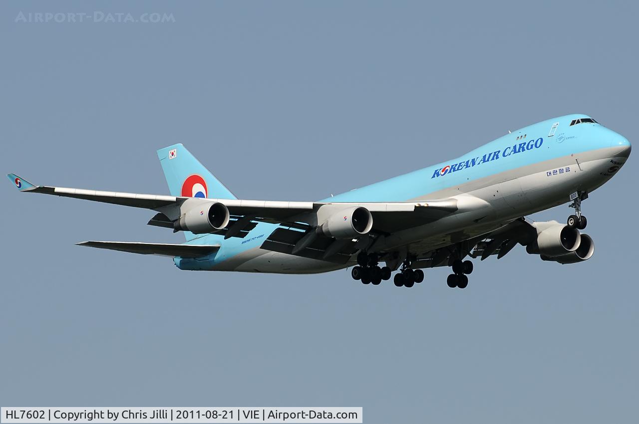 HL7602, 2005 Boeing 747-4B5F/SCD C/N 34301, Korean Air Cargo
