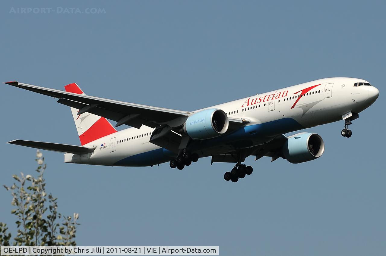 OE-LPD, 2006 Boeing 777-2Z9/ER C/N 35960, Austrian Airlines