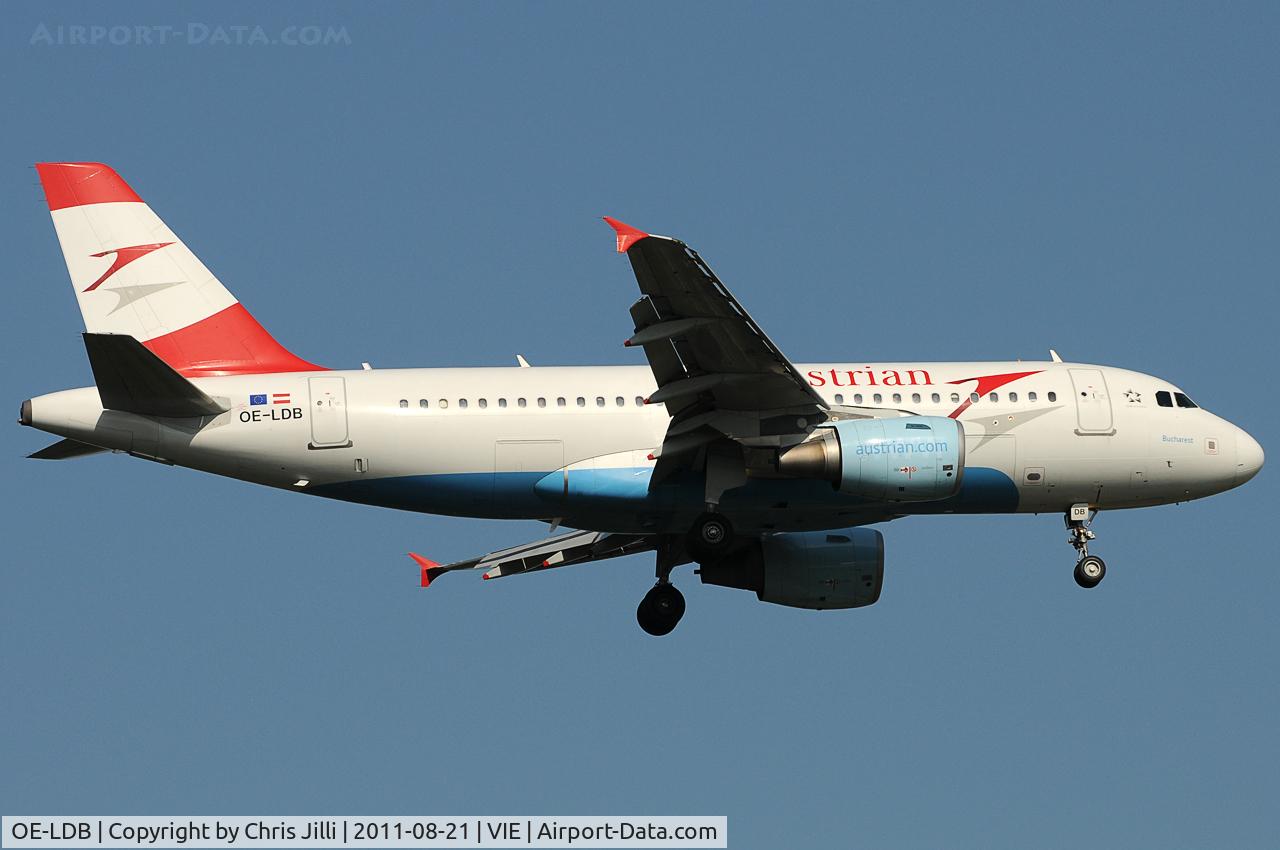 OE-LDB, 2004 Airbus A319-112 C/N 2174, Austrian Airlines
