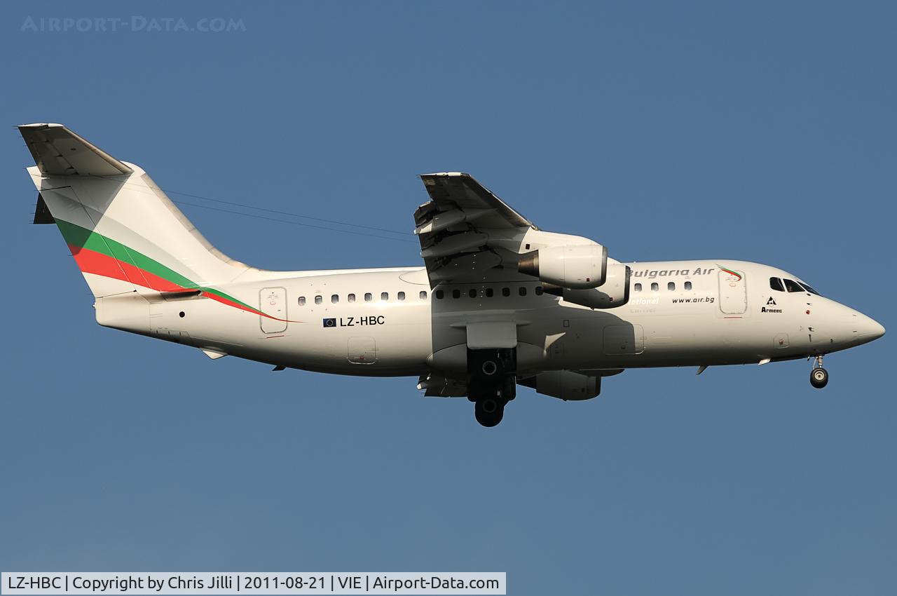 LZ-HBC, 1987 British Aerospace BAe.146-200 C/N E2093, Bulgaria Air