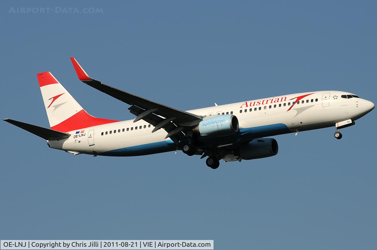 OE-LNJ, 1998 Boeing 737-8Z9 C/N 28177, Austrian Airlines