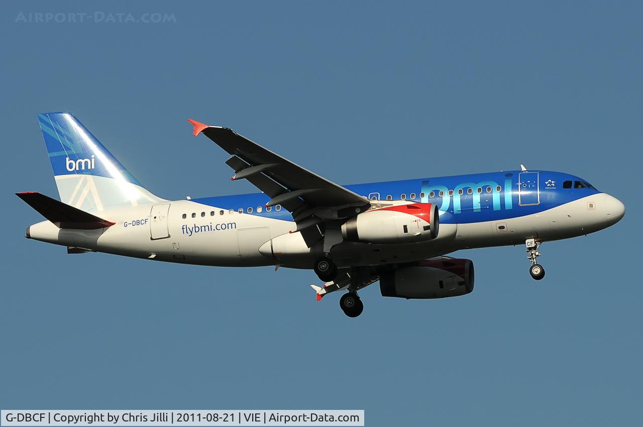 G-DBCF, 2005 Airbus A319-131 C/N 2466, British Midland - BMI