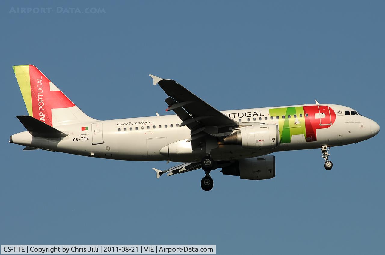 CS-TTE, 1998 Airbus A319-111 C/N 821, TAP Portugal