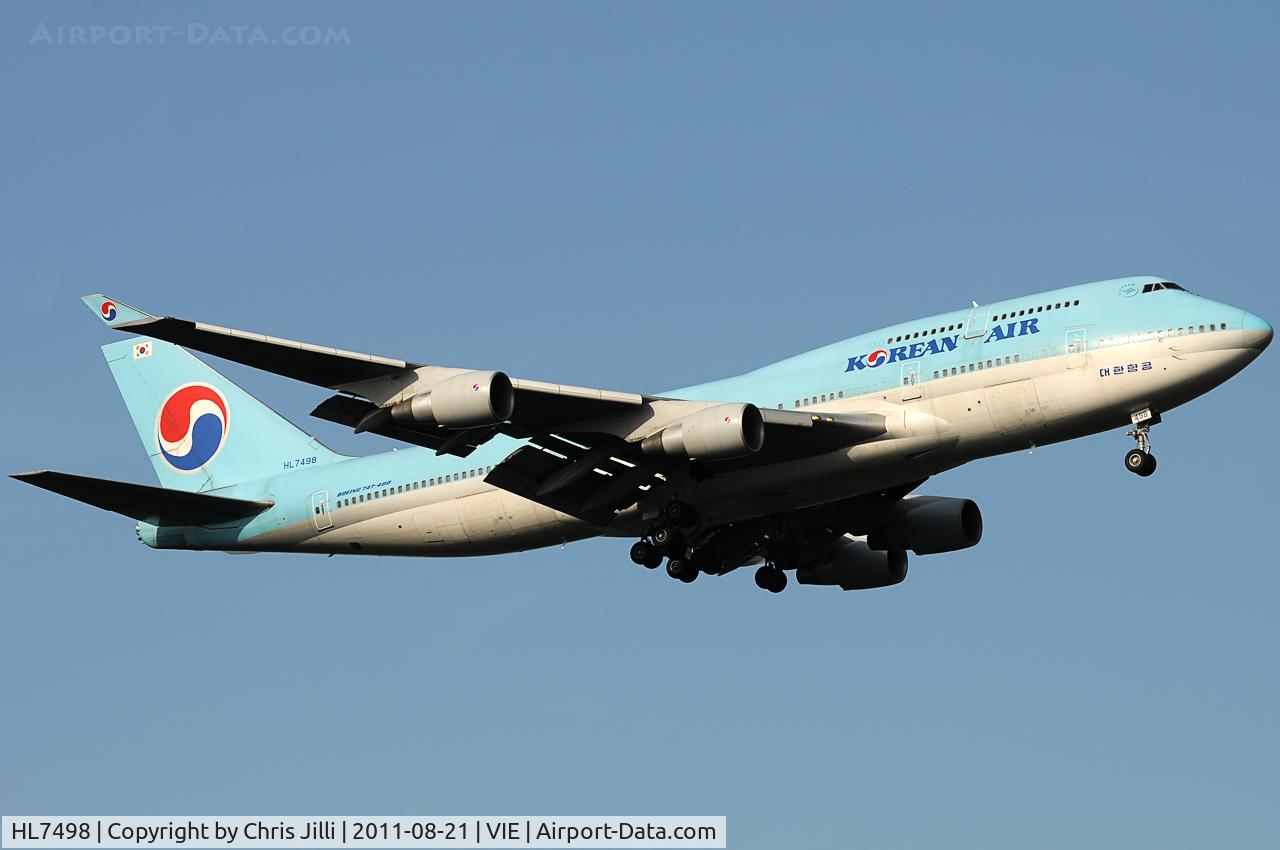 HL7498, 1996 Boeing 747-4B5 C/N 26402, Korean Air