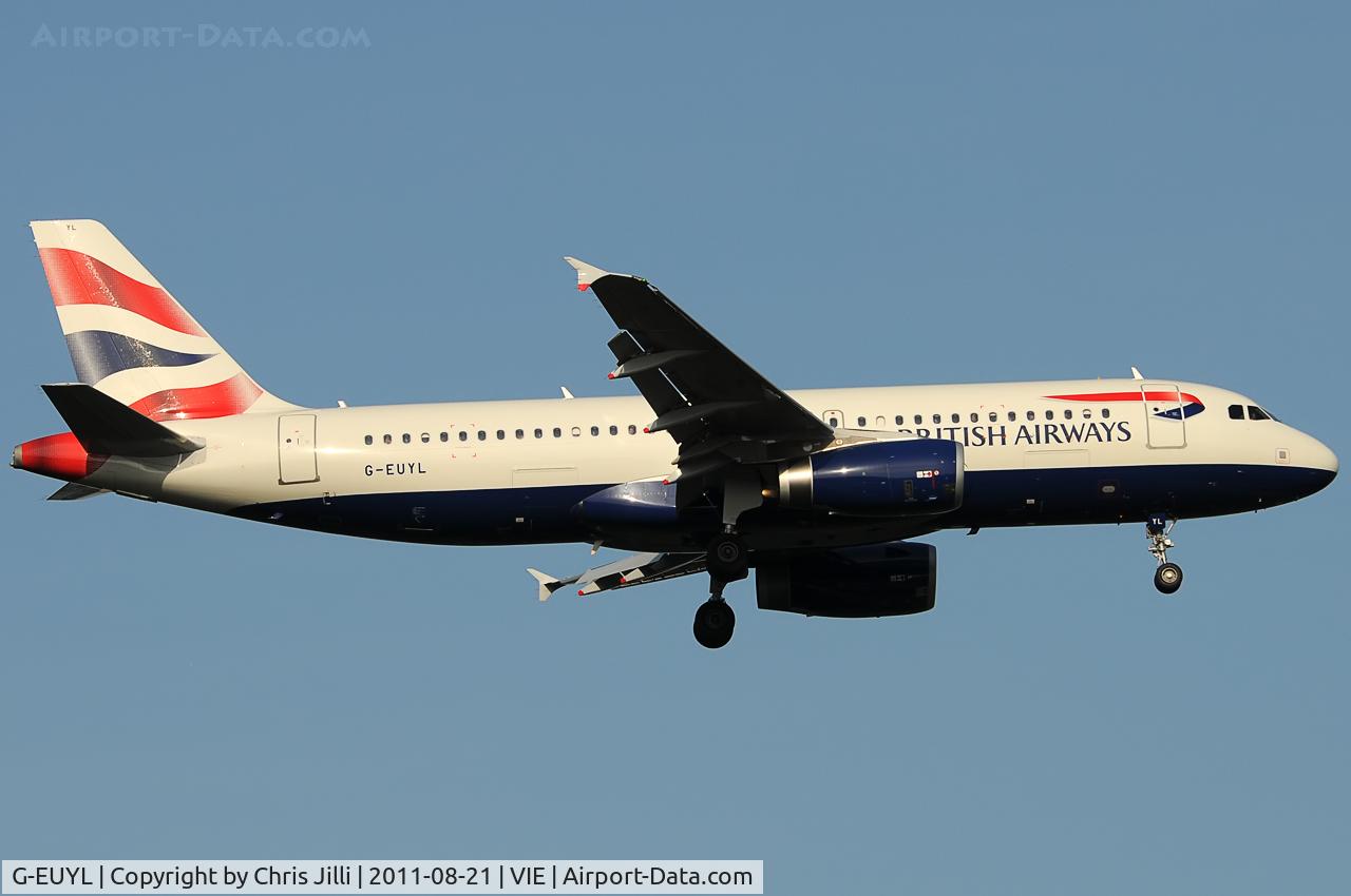 G-EUYL, 2011 Airbus A320-232 C/N 4725, British Airways