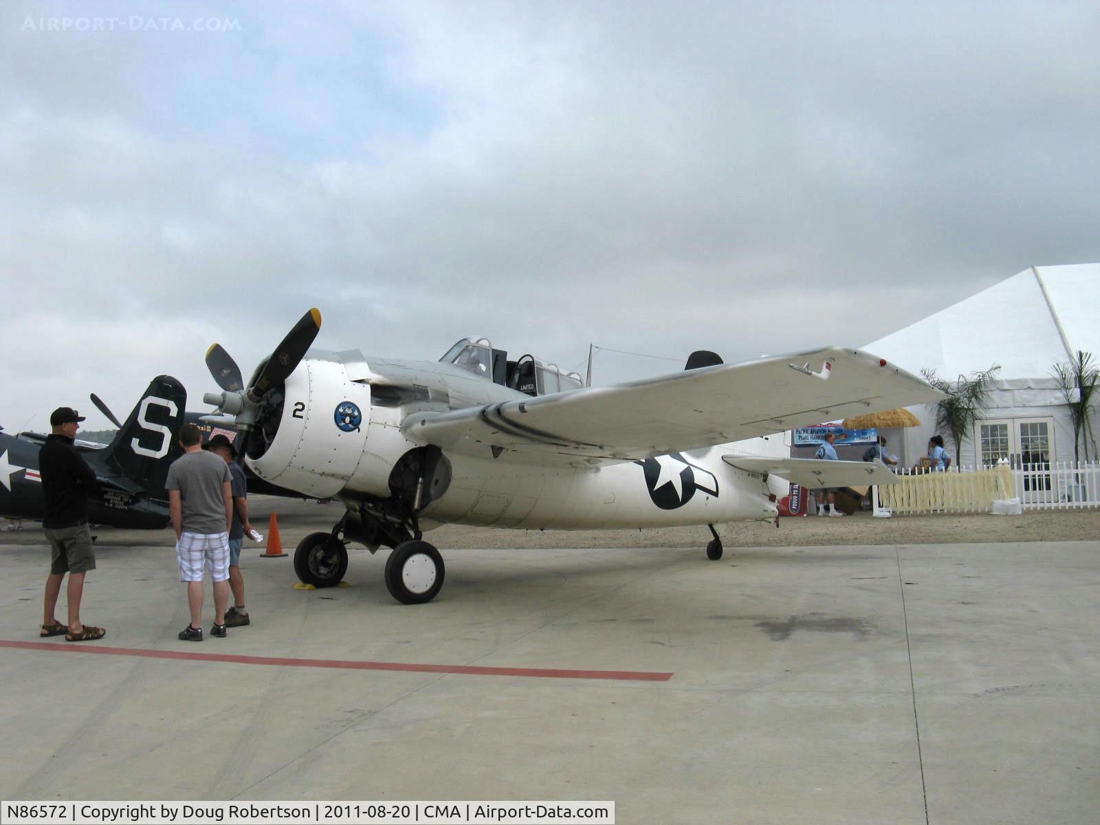 N86572, General Motors (Grumman) FM-2 Wildcat C/N 5626, General Motors FM-2 (Grumman F4F) WILDCAT, Wright R1820-56 9 cylinder 1,350 Hp