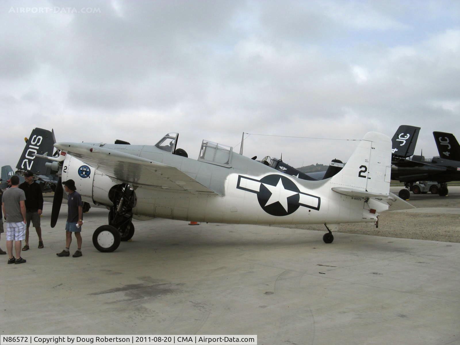 N86572, General Motors (Grumman) FM-2 Wildcat C/N 5626, General Motors FM-2 (Grumman F4F) WILDCAT, Wright R1820-56 1,350 Hp