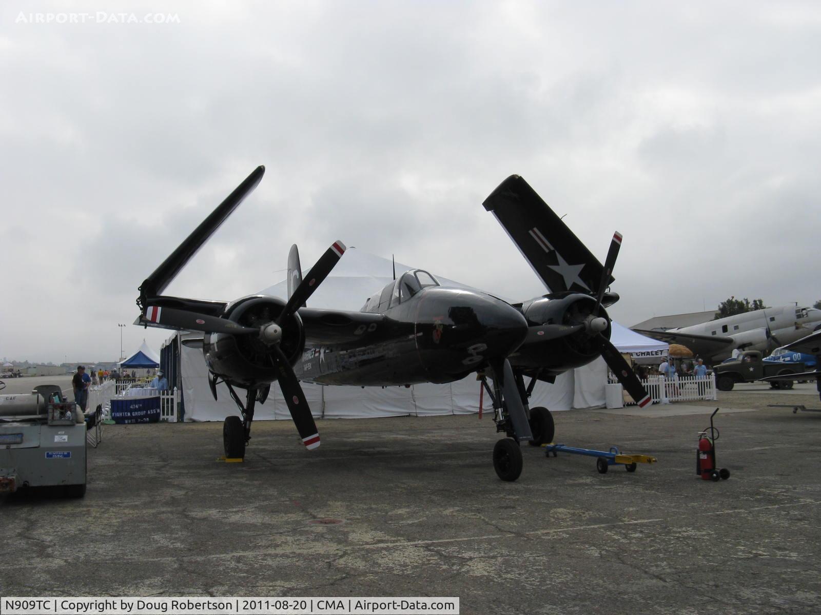 N909TC, 1945 Grumman F7F-3P Tigercat C/N 80425, 1945 Grumman F7F-3P TIGERCAT, two P&W R2800-34 Double Wasps 2.100 Hp each, an imposing advanced fighter/interceptor-a 