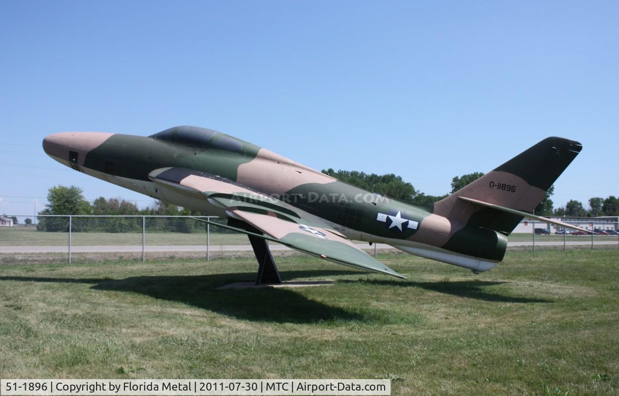 51-1896, 1951 Republic RF-84F Thunderflash C/N Not found 51-1896, RF-84F Thunderflash