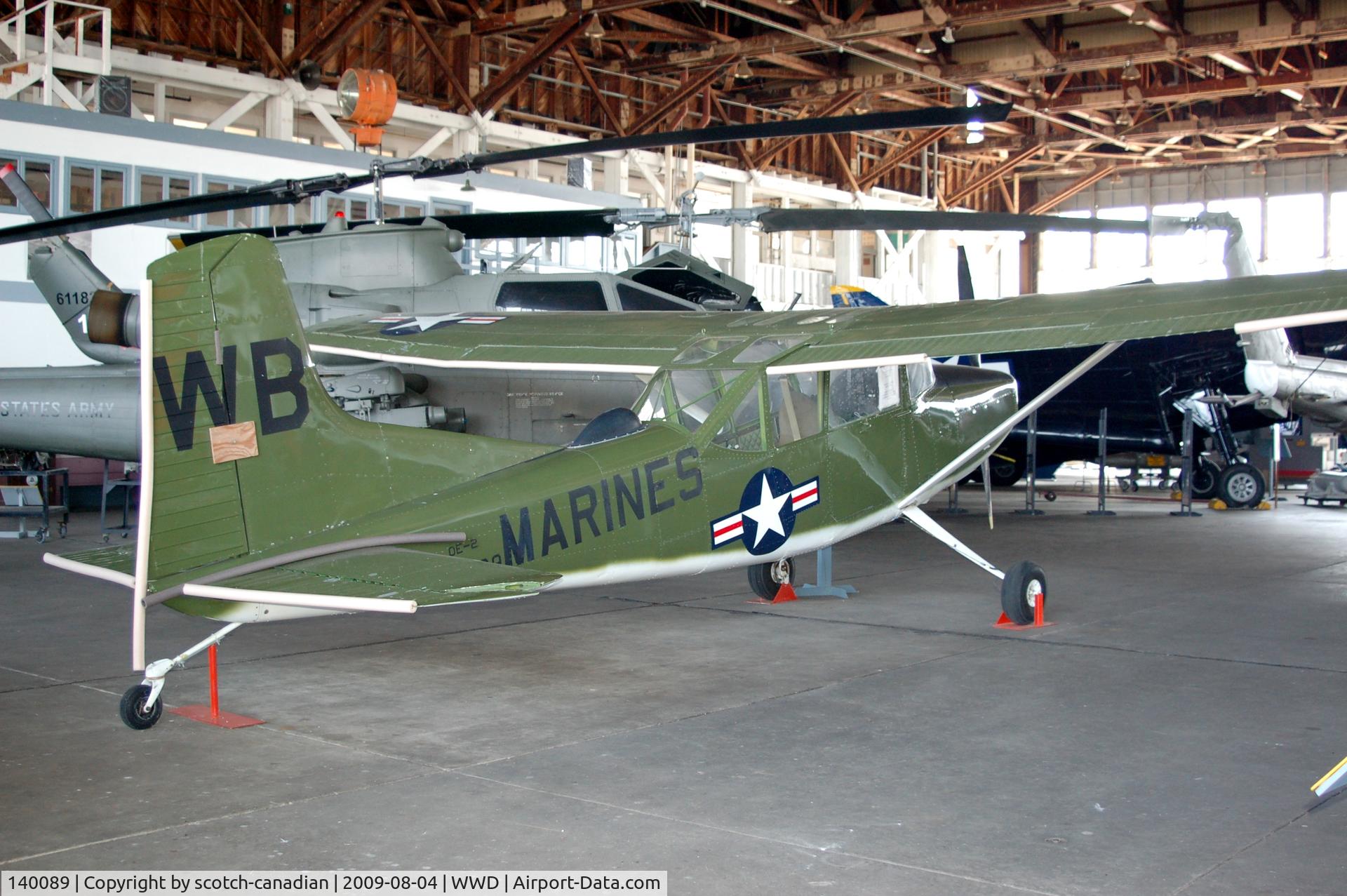 140089, Cessna O-1C (321) Bird Dog C/N 37011, OE-2 Bird Dog at the Naval Air Station Wildwood Aviation Museum, Cape May County Airport, Wildwood, NJ