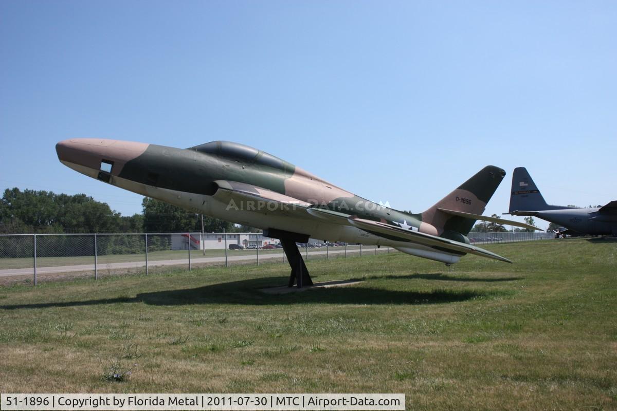 51-1896, 1951 Republic RF-84F Thunderflash C/N Not found 51-1896, RF-84F Thunderflash