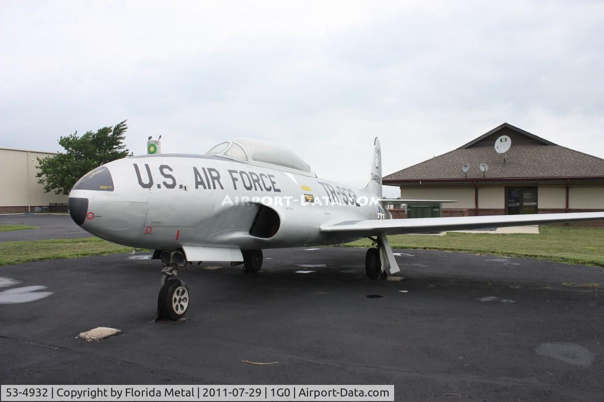 53-4932, 1953 Lockheed T-33A Shooting Star C/N 580-8271, T-33A