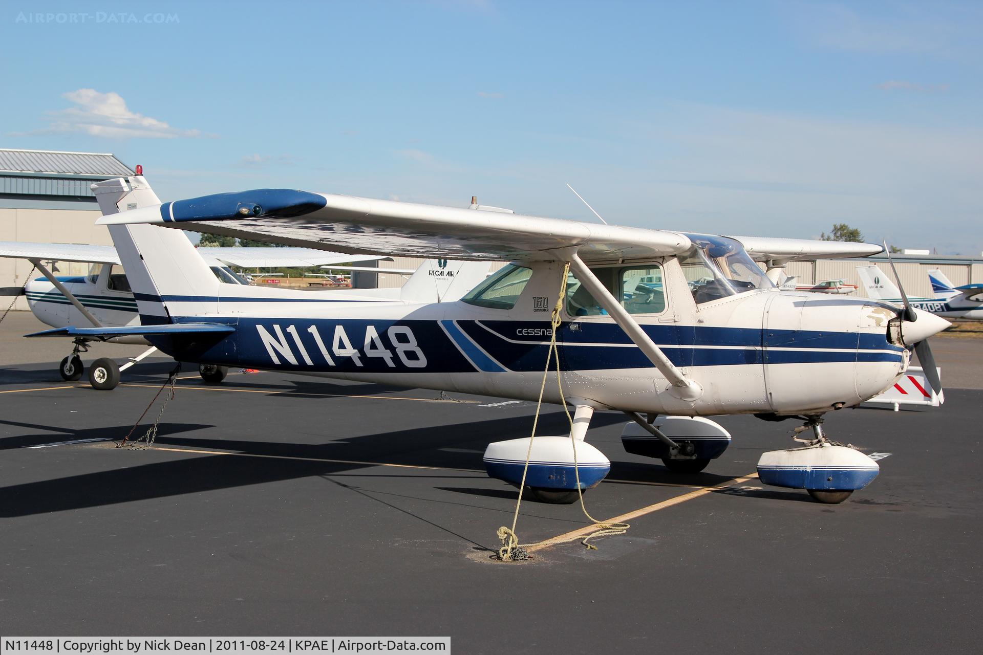 N11448, 1973 Cessna 150L C/N 15075430, KPAE/PAE