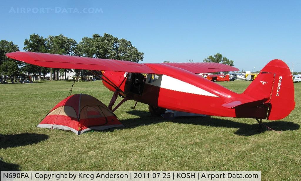 N690FA, 1946 Fairchild 24R-46 C/N R46-104, EAA AirVenture 2011