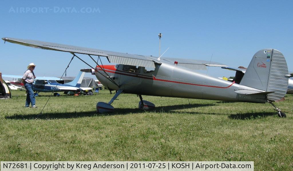 N72681, 1946 Cessna 140 C/N 9857, EAA AirVenture 2011