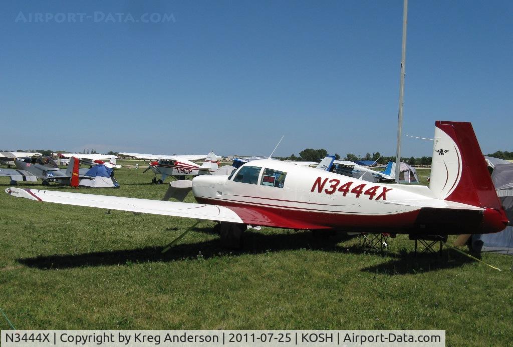 N3444X, 1966 Mooney M20E C/N 1132, EAA AirVenture 2011