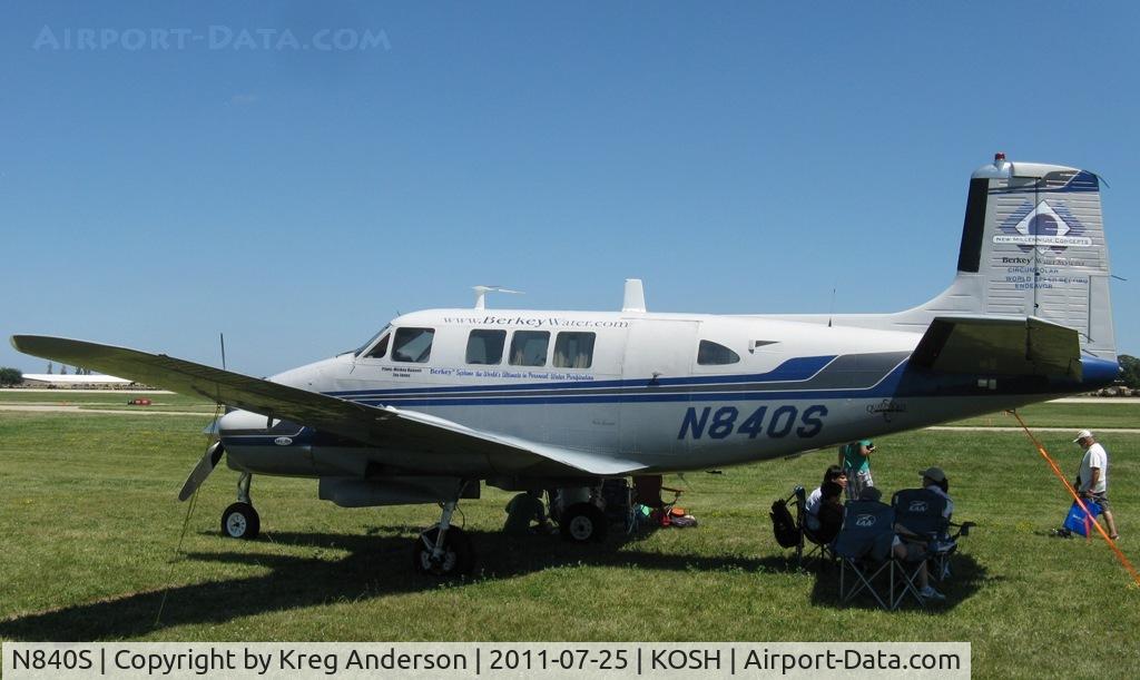 N840S, 1962 Beech 65 (LF-23F) Queen Air C/N LF-38, EAA AirVenture 2011