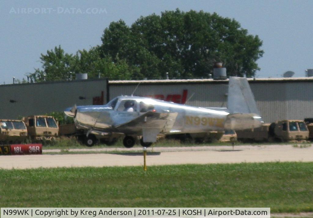 N99WK, 1963 Mooney M20C Ranger C/N 2396, EAA AirVenture 2011