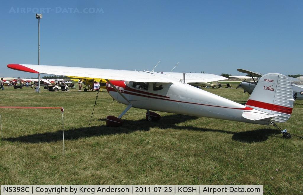 N5398C, 1950 Cessna 140A C/N 15531, EAA AirVenture 2011