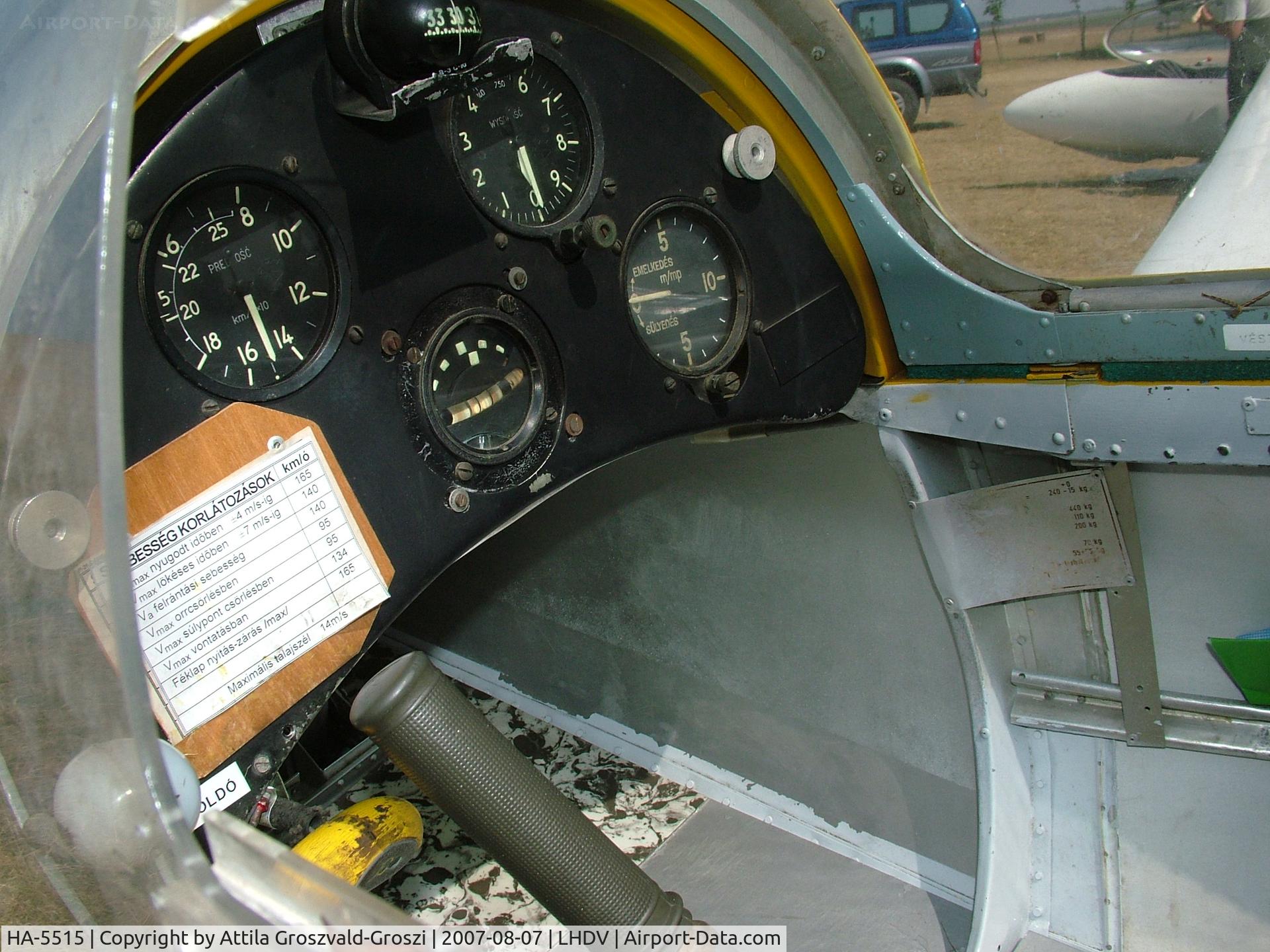 HA-5515, 1984 Rubik R-26SU Góbé 82 C/N AA800031, Dunaujváros Airport - Hungary