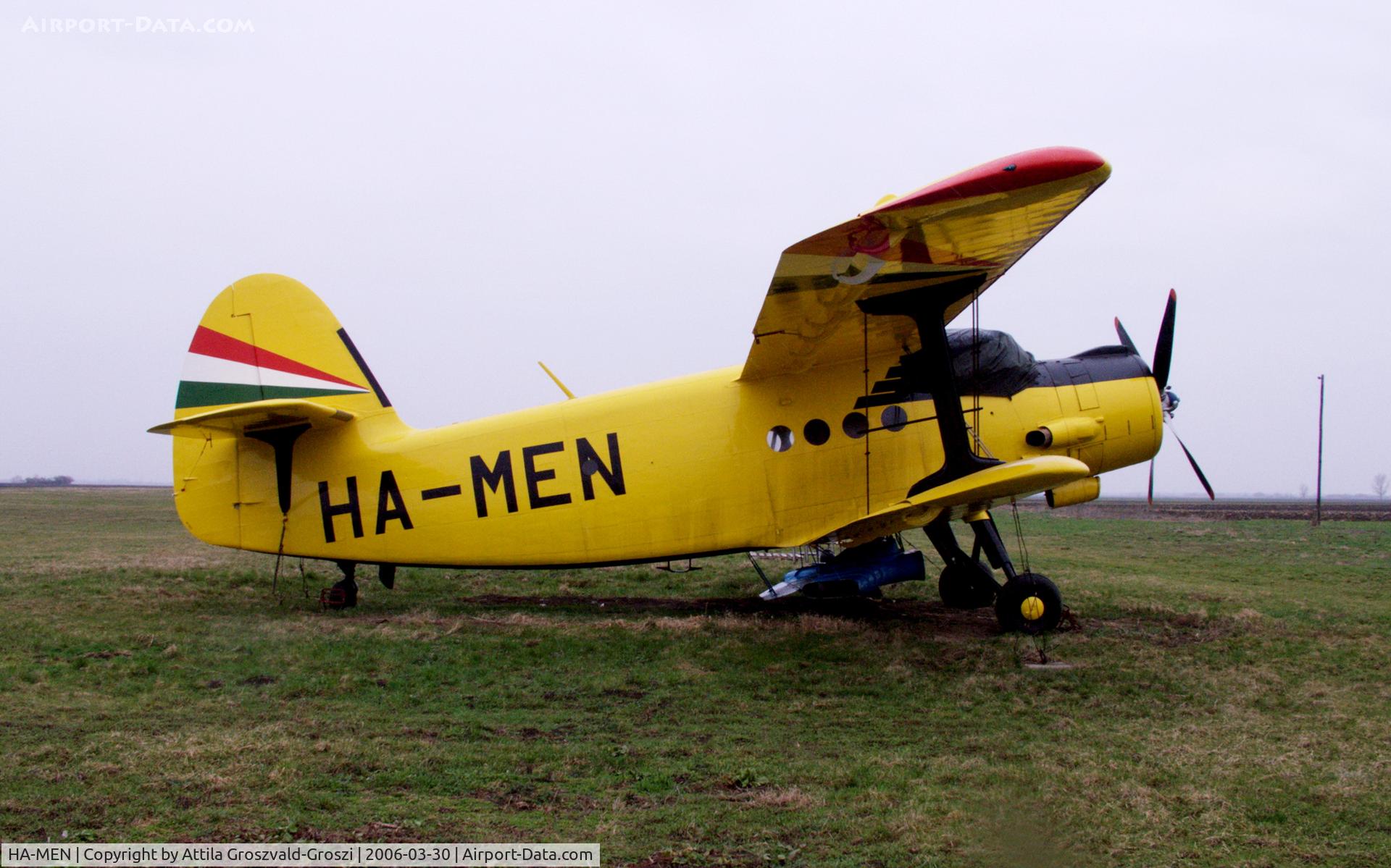 HA-MEN, 1980 PZL-Mielec An-2R C/N 1G190-23, Nagyszénás agricultural airfield and take-off field - Hungary