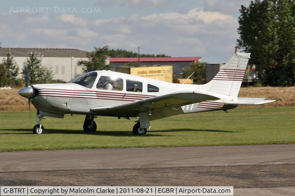 G-BTRT, 1975 Piper PA-28R-200 Cherokee Arrow C/N 28R-7535270, Piper PA-28R-200 Cherokee Arrow at Breighton Airfield's Summer Fly-In, August 2011.