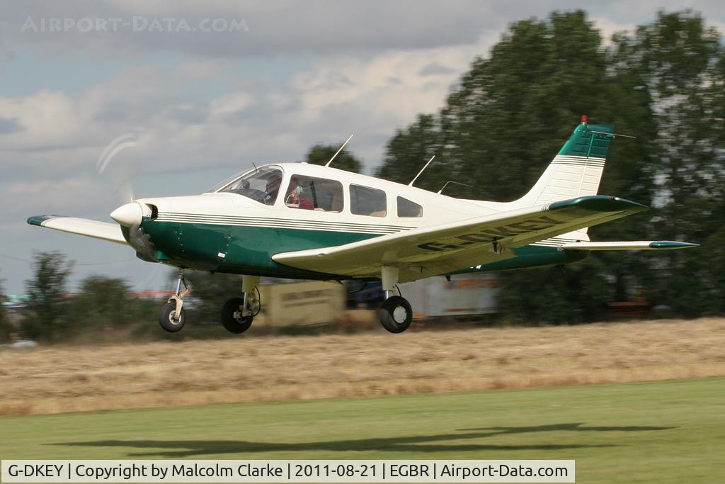 G-DKEY, 1977 Piper PA-28-161 C/N 28-7716084, Piper PA-28-161 Cherokee Warrior II at Breighton Airfield's Summer Fly-In, August 2011.