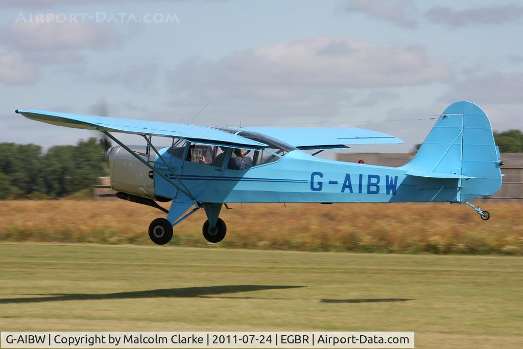 G-AIBW, 1946 Auster J-1N Alpha C/N 2158, Auster J1N at Breighton Airfield's Wings & Wheels Weekend, July 2011.