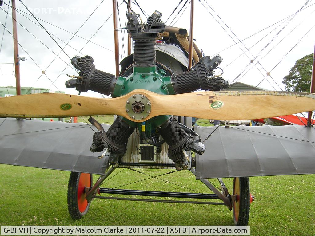 G-BFVH, 1978 Airco DH-2 Replica C/N WA4, Airco DH-2 at Fishburn Airfield, July 2011.
