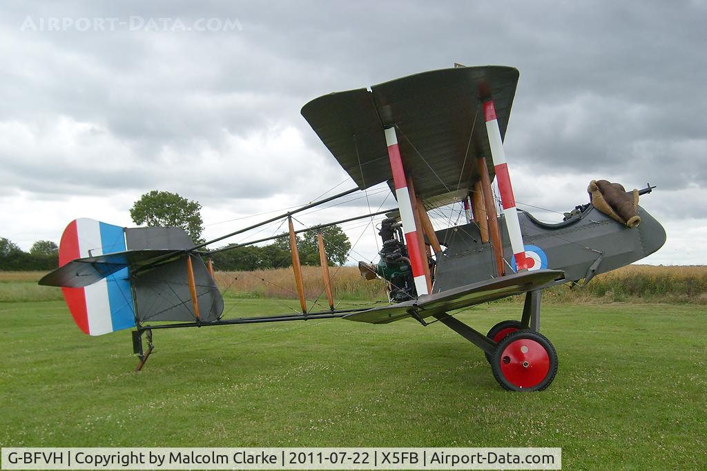 G-BFVH, 1978 Airco DH-2 Replica C/N WA4, Airco DH-2 Replica at Fishburn Airfield, July 2011.