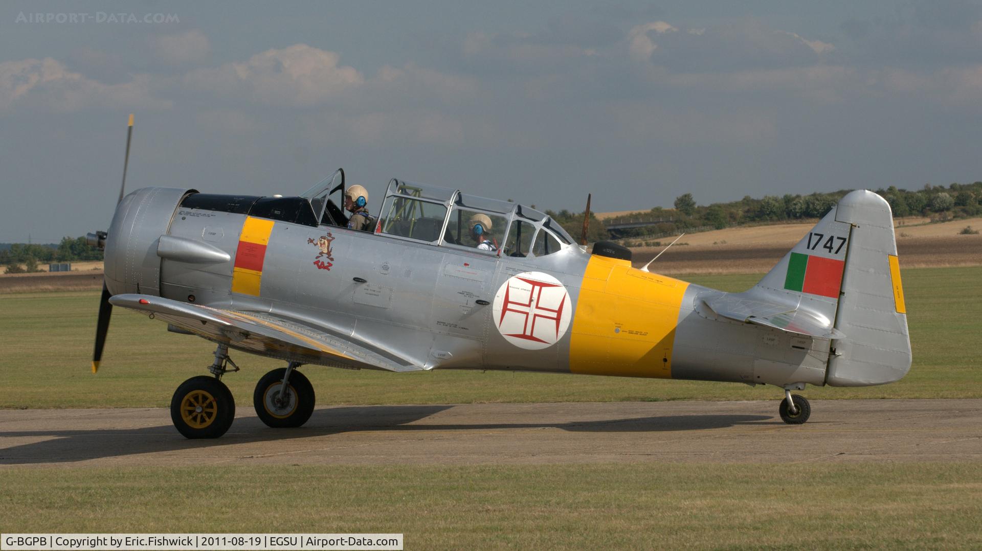 G-BGPB, 1953 Canadian Car & Foundry T-6 Harvard Mk.4 C/N CCF4-538, 1. G-BGPB at the American Air Day, Duxford (August,2011)