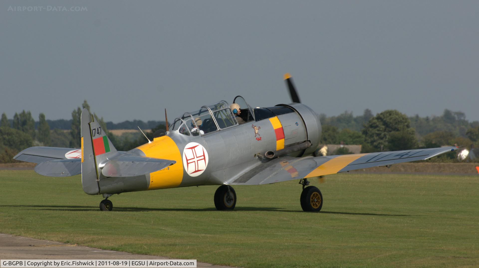 G-BGPB, 1953 Canadian Car & Foundry T-6 Harvard Mk.4 C/N CCF4-538, 2. G-BGPB at the American Air Day, Duxford (August,2011)