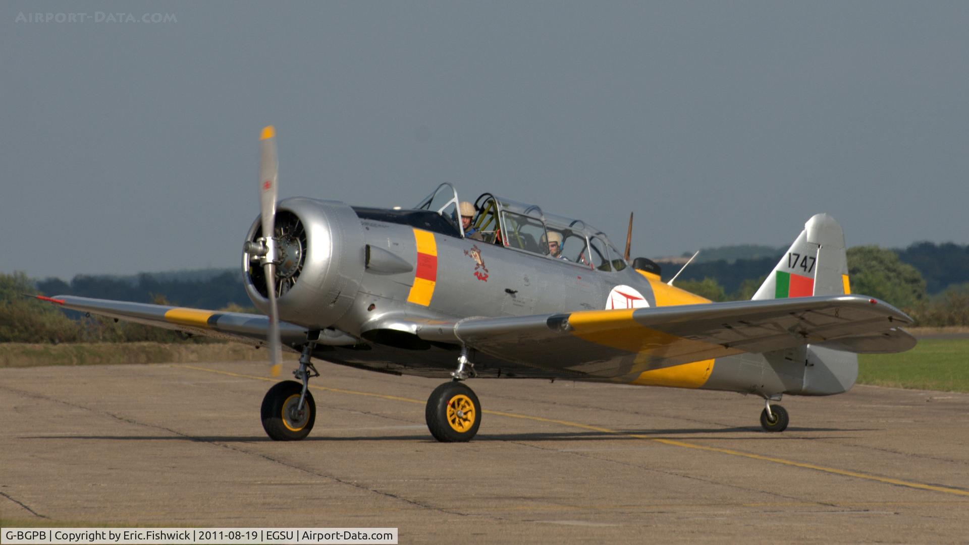 G-BGPB, 1953 Canadian Car & Foundry T-6 Harvard Mk.4 C/N CCF4-538, 3. G-BGPB at the American Air Day, Duxford (August,2011)