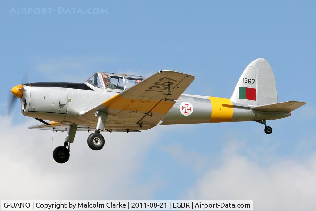 G-UANO, 1959 OGMA DHC-1 Chipmunk T.20 C/N OGMA-57, Ogma DHC-1 Chipmunk 22 at Breighton Airfield's Summer Fly-In, August 2011
