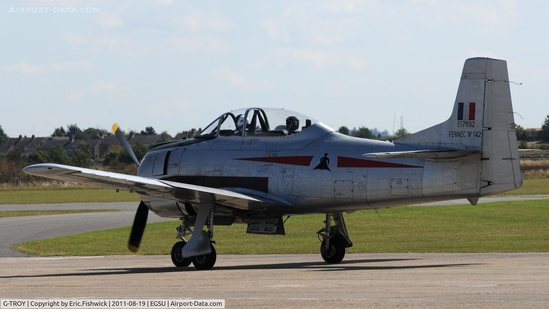 G-TROY, 1951 North American T-28A Trojan C/N 174-545, 1. G-TROY at the American Air Day, Duxford (August,2011)