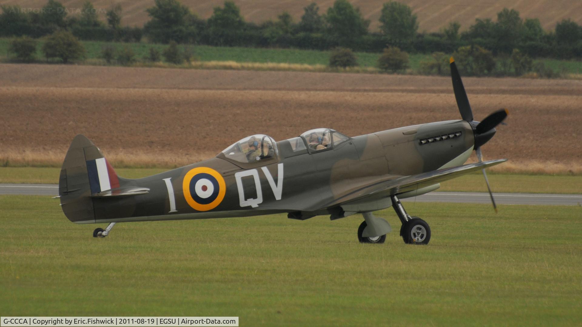 G-CCCA, 1944 Supermarine 509 Spitfire TR.IXc C/N CBAF.9590, 2. G-CCCA at the American Air Day, Duxford (August,2011)