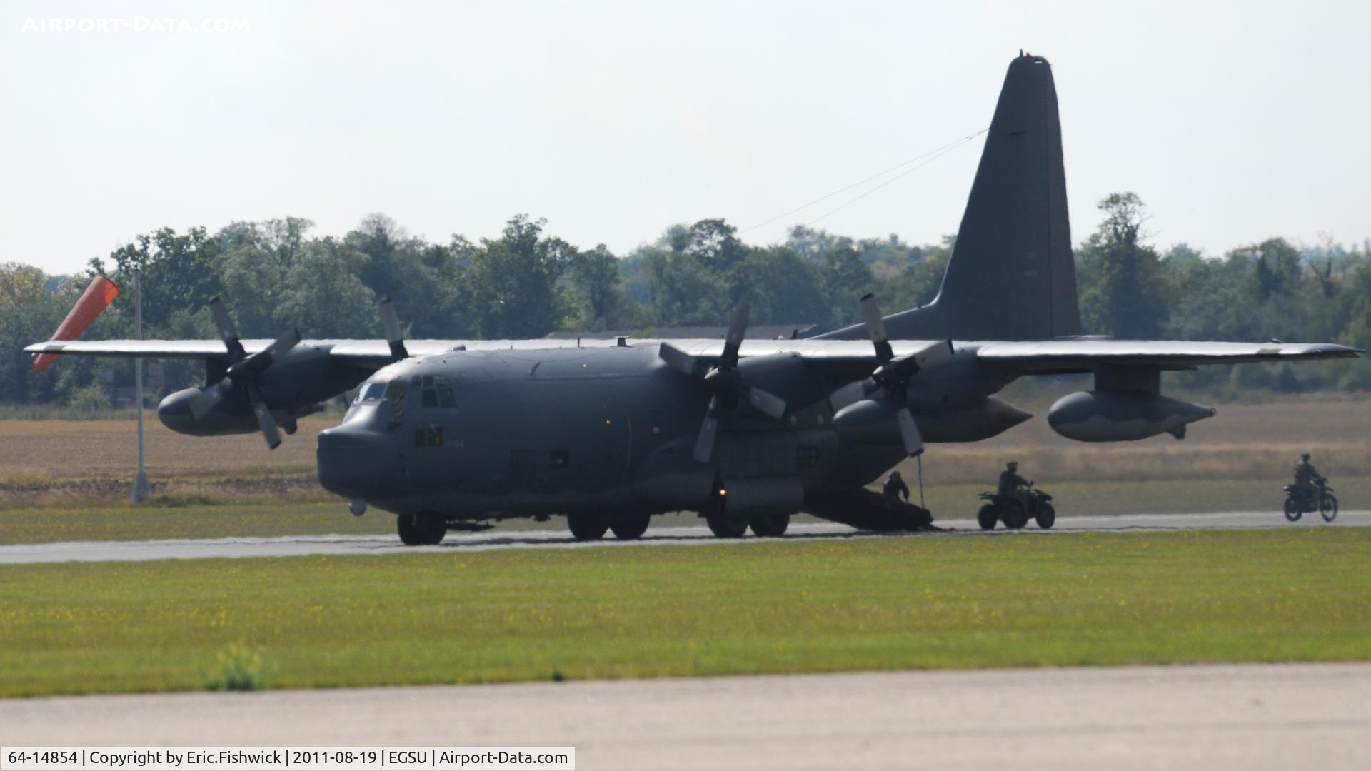 64-14854, 1964 Lockheed MC-130P Combat Shadow C/N 382-4038, 64-14854 off loading at the American Air Day, Duxford (August,2011)