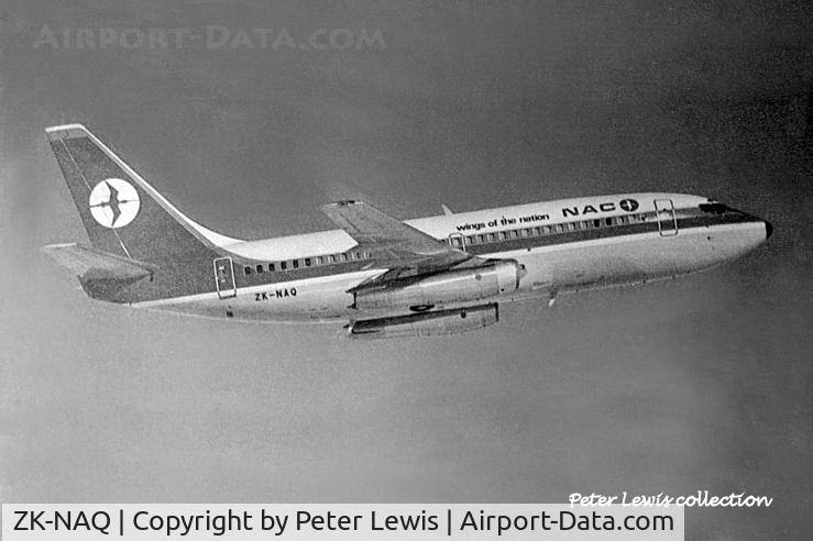 ZK-NAQ, 1975 Boeing 737-219 C/N 21131, NZ National Airways Corp., Wellington - 1976