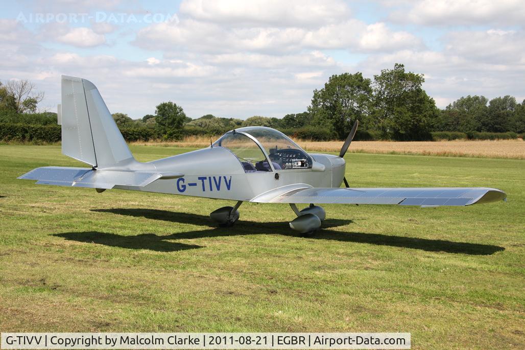 G-TIVV, 2005 Aerotechnik EV-97 Eurostar C/N PFA 315-14435, Aerotechnik EV-97 Eurostar at Breighton Airfield's Summer Fly-In, August 2011.