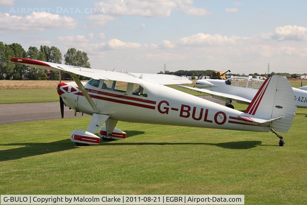 G-BULO, 1946 Luscombe 8F Silvaire C/N 4216, Luscombe 8F Silvaire at Breighton Airfield's Summer Fly-In, August 2011.