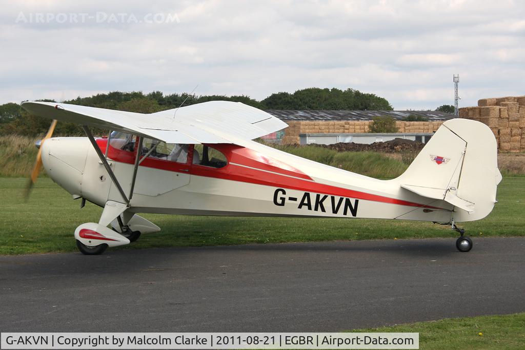 G-AKVN, 1946 Aeronca 11AC Chief Chief C/N 11AC-469, Aeronca 11AC Chief at Breighton Airfield's Summer Fly-In, August 2011.