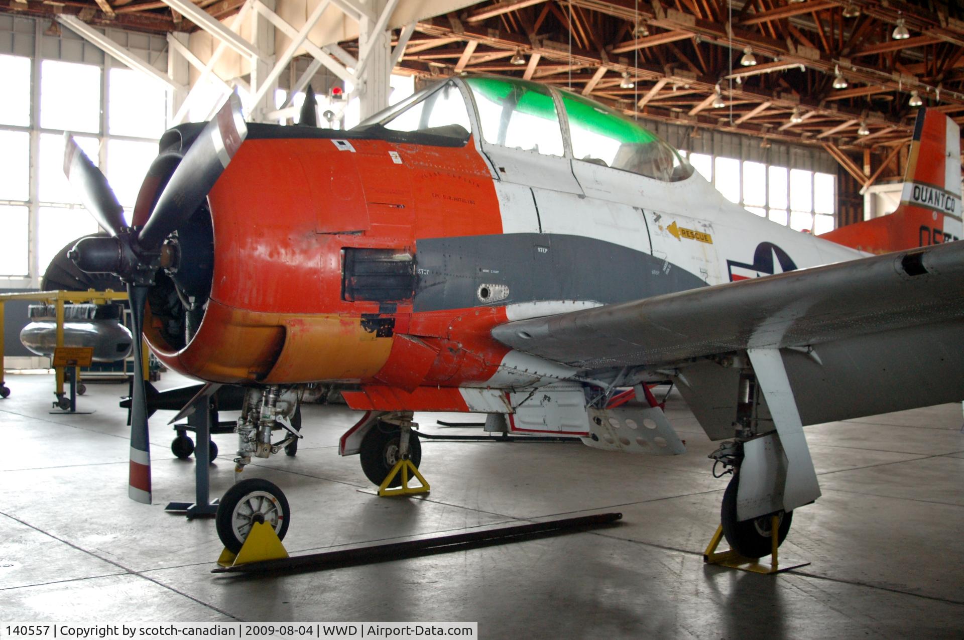 140557, North American T-28C Trojan Trojan C/N 226-134, North American T-28C Trojan at the Naval Air Station Wildwood Aviation Museum, Cape May County Airport, Wildwood, NJ