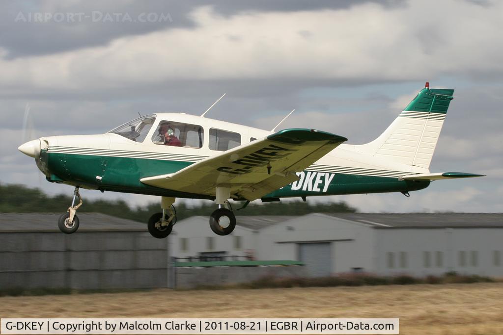 G-DKEY, 1977 Piper PA-28-161 C/N 28-7716084, Piper PA-28-161 Cherokee Warrior II at Breighton Airfield's Summer Fly-In, August 2011.