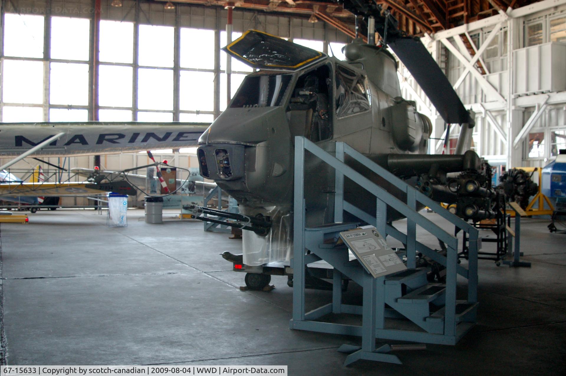 67-15633, 1967 Bell AH-1F Cobra C/N 20297, AH-1 Cobra Helicopter at the Naval Air Station Wildwood Aviation Museum, Cape May County Airport, Wildwood, NJ
