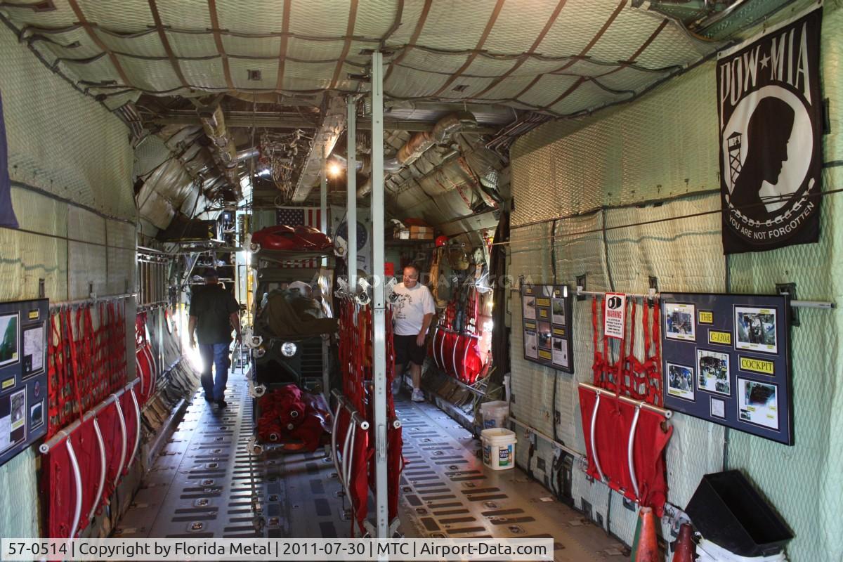 57-0514, 1957 Lockheed C-130A Hercules C/N 182-3221, museum inside the C-130