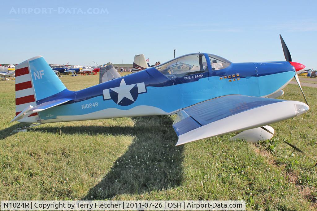 N1024R, Vans RV-6 C/N 22375, Reed Gary RV-6, c/n: 22375 at 2011 Oshkosh
