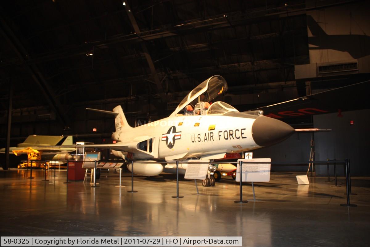58-0325, 1958 McDonnell F-101B-110-MC Voodoo C/N 697, F-101B